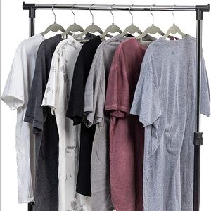 Clothing rack on wheels